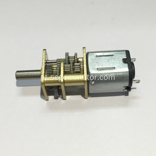 Especificação do motor de engrenagens cc 12v 30 rpm